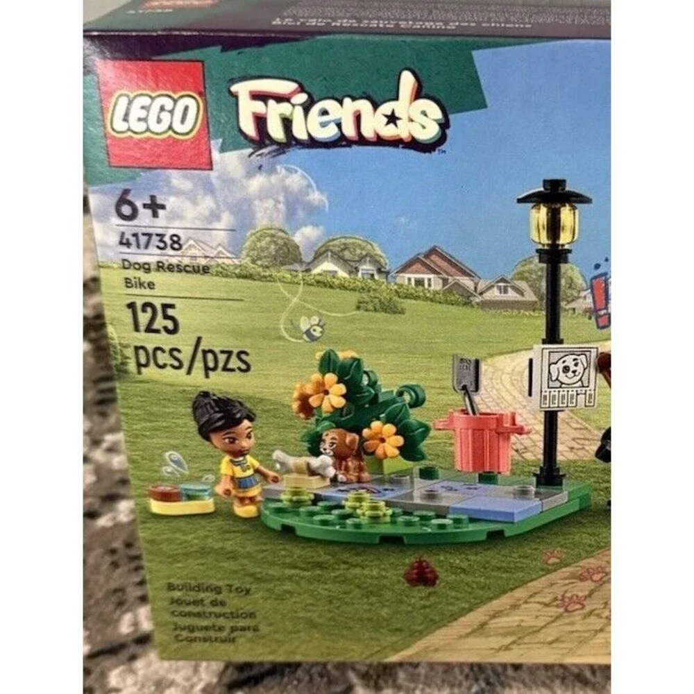 LEGO Friends Dog Rescue Bike Toy Set Animal Playset NEW 41738